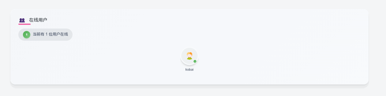 子比主题 - 在线用户小工具-心动次元